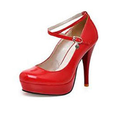 Womens evening shoes red